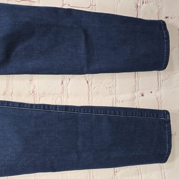 NYDJ Sheri Slim Jeans Style# MDNM2034 Lift Tuck Dark Denim Rinse Wash Size 8 - Picture 7 of 15